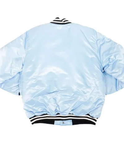Dallas Mavericks Light Blue Satin Jacket