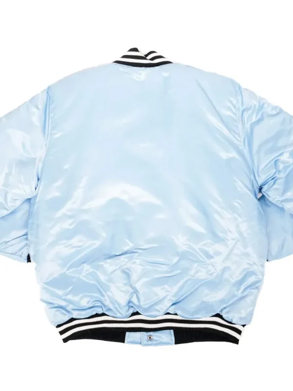 Dallas Mavericks Light Blue Satin Jacket