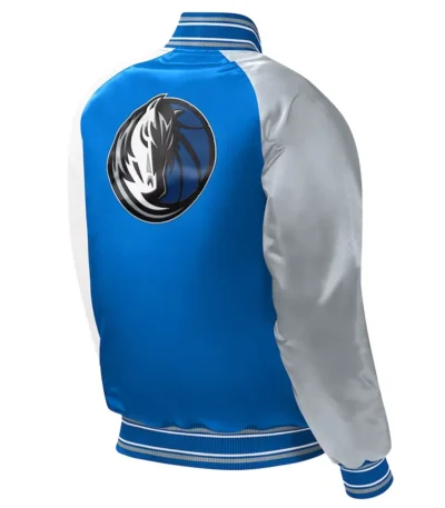 Dallas Mavericks Royal Youth Raglan Satin Jacket