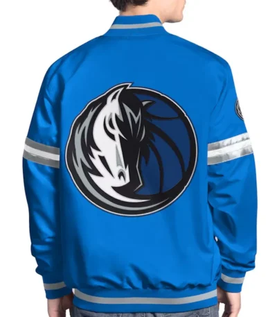 Dallas Mavericks Scout Varsity Satin Jacket