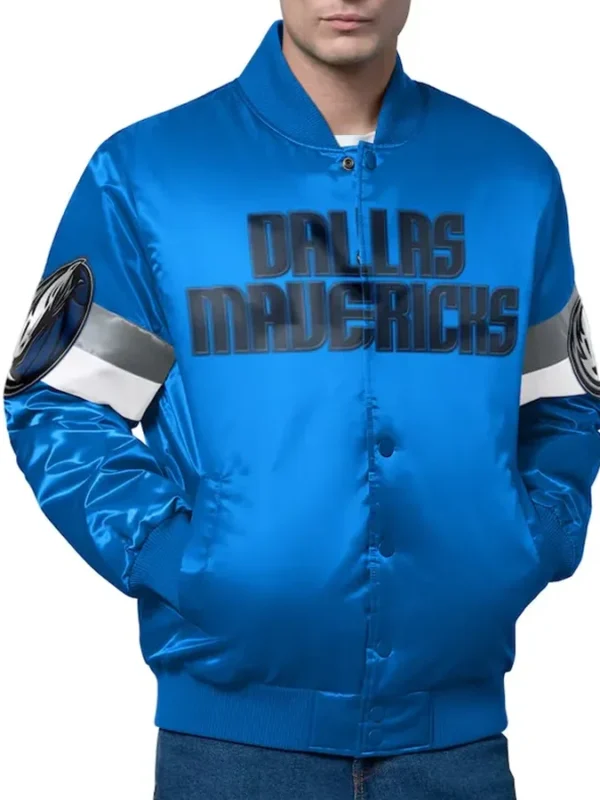 Dallas Mavericks Triple Option Varsity Jacket