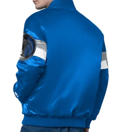 Dallas Mavericks Triple Option Varsity Jacket