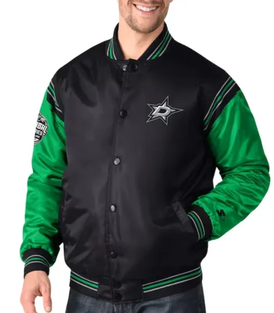Dallas Stars 2024 Global Series Varsity Satin Jacket