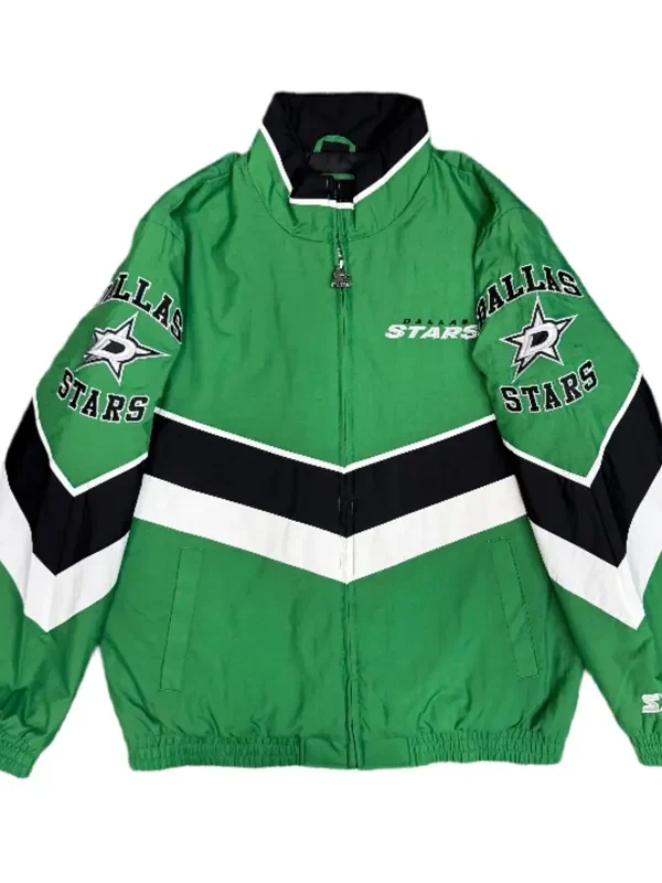 Dallas Stars Captain Green Full-Zip Jacket