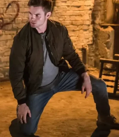 Daniel Gillies The Originals Green Jacket