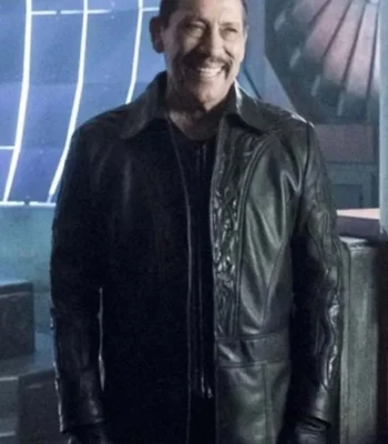 Danny Trejo The Flash Black Leather Coat