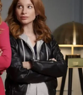 Spencer Sisters 2023 Stacey Farber Black Leather Jacket