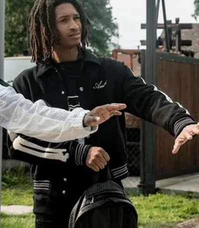 Power Book IV Force Darnell McDowell Black Varsity Jacket