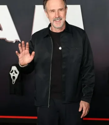 Scream 7 Event David Arquette Black Jacket
