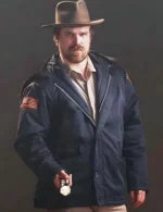 David Harbour Stranger Things Blue Jacket