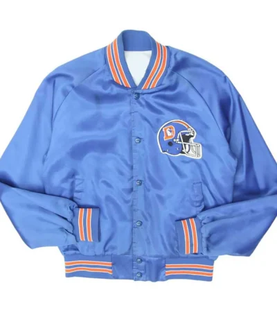 Denver Broncos 1990s Bomber Blue Jacket