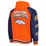 Denver Broncos 3X Champions Defender Hoodie Varsity Jacket
