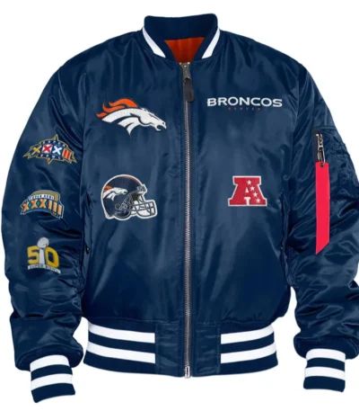 Denver Broncos Bomber MA-1 Jacket