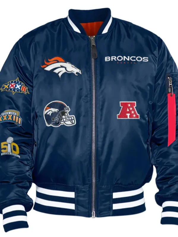 Denver Broncos Bomber MA-1 Jacket