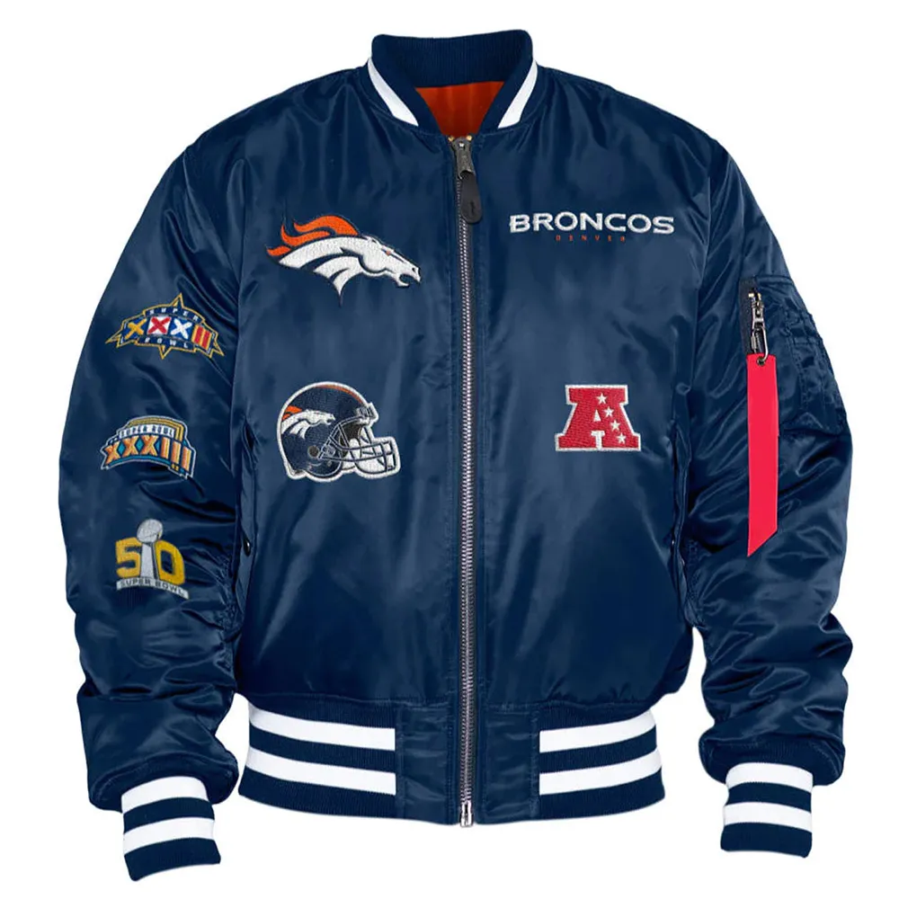 Denver Broncos Bomber MA-1 Jacket Denver Broncos Bomber MA-1 Jacket