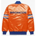 Denver Broncos Button Down Orange Jacket