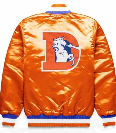 Denver Broncos Exclusive Orange Satin Jacket