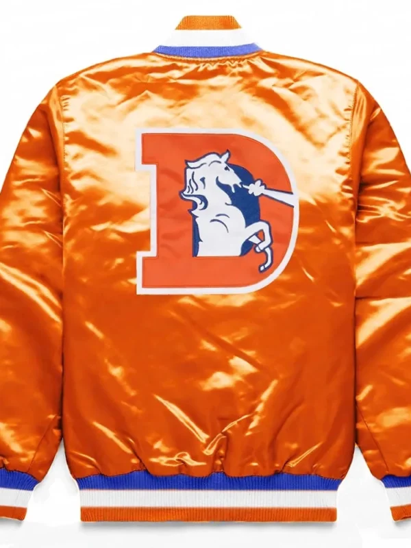 Denver Broncos Exclusive Orange Satin Jacket