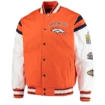 Denver Broncos Home Team Orange and White Jacket