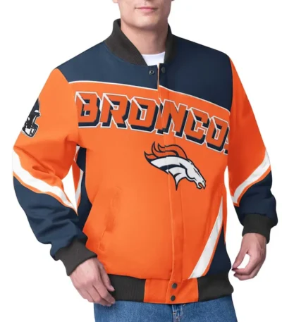 Denver Broncos Maximum Racing Orange Jacket