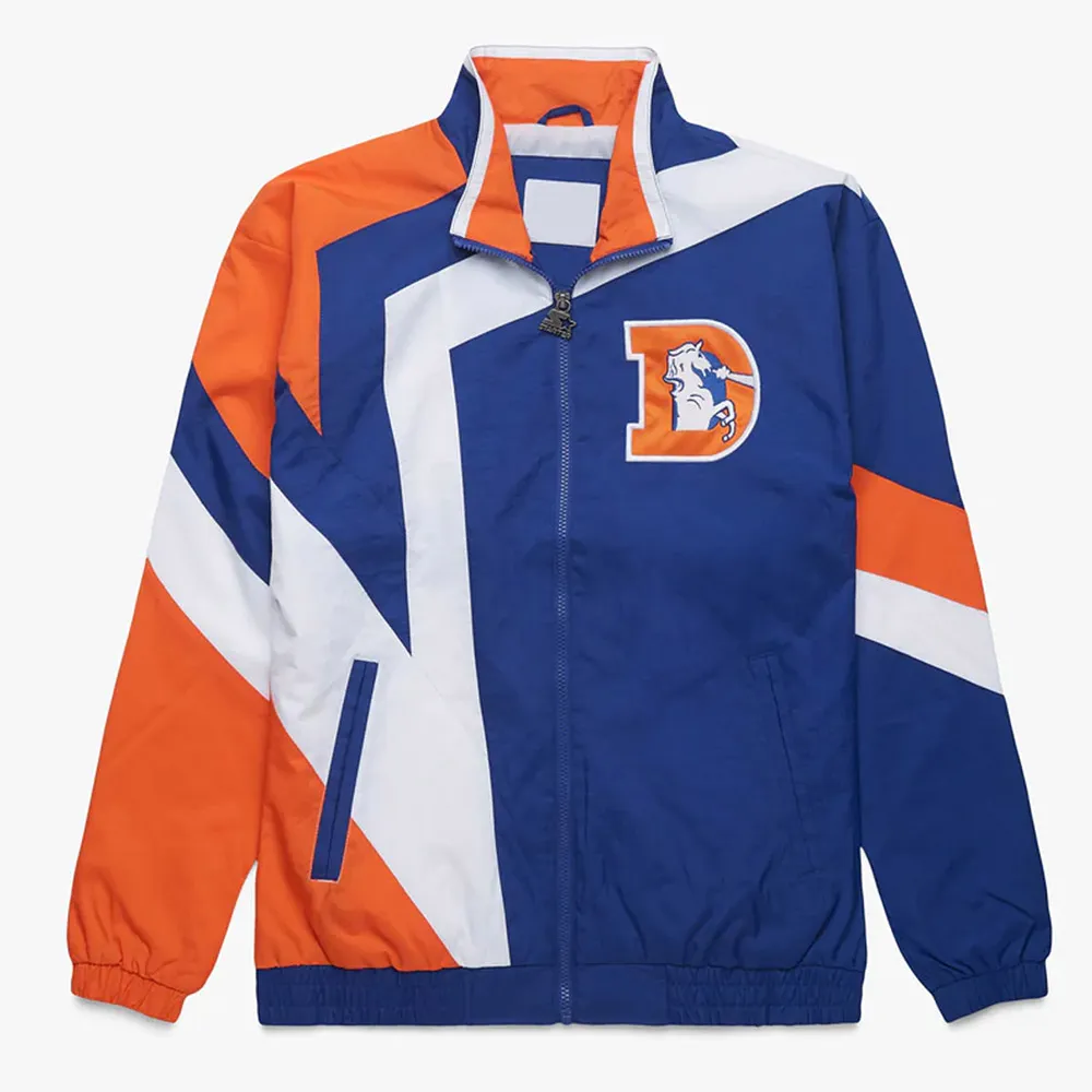 Denver Broncos Star Windbreaker Jacket Denver Broncos Star Windbreaker Jacket