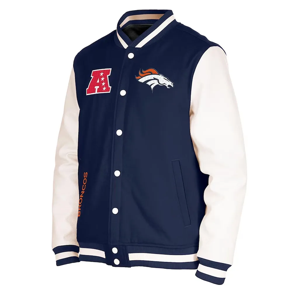 Denver Broncos Third Down Varsity Jacket Denver Broncos Third Down Varsity Jacket