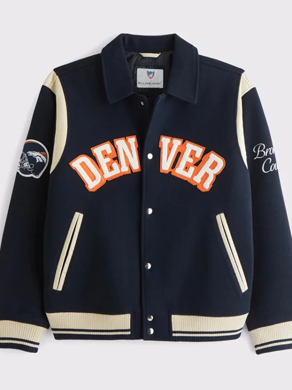 Denver Broncos Varsity Bomber Jacket