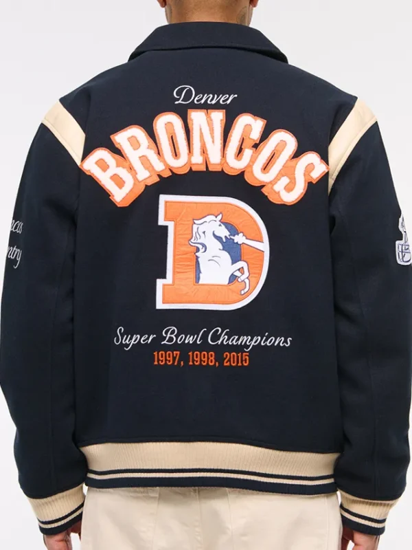 Denver Broncos Varsity Bomber Jacket