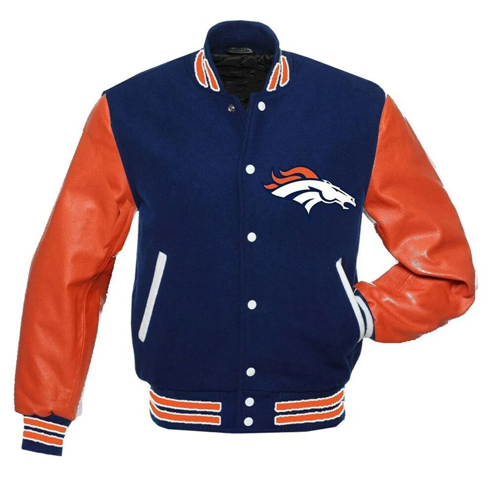 Denver Broncos Varsity Jacket Denver Broncos Varsity Jacket