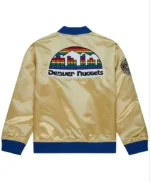 Denver Nuggets Team OG Gold Satin Jacket