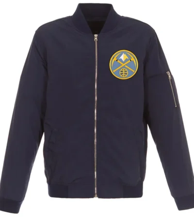 Denver Nuggets Bomber Lightweight Nylon Jacket