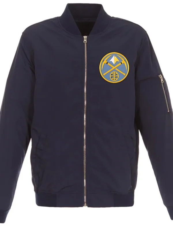 Denver Nuggets Bomber Lightweight Nylon Jacket