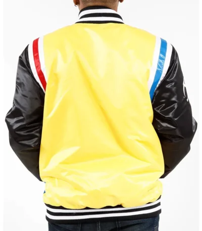 Denver Nuggets Color Block Satin Jacket