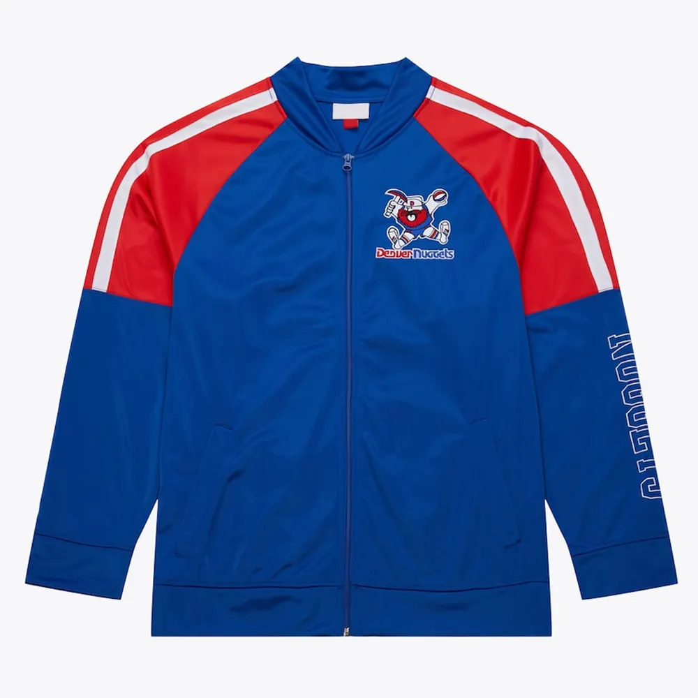 Denver Nuggets Color Blocked Full-Zip Track Jacket Denver Nuggets Color Blocked Full-Zip Track Jacket