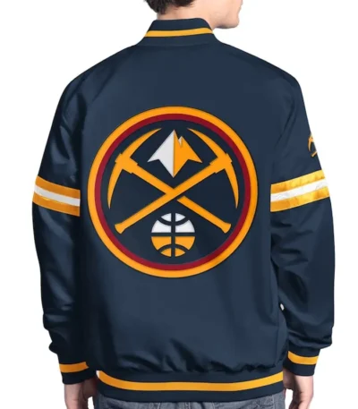 Denver Nuggets Scout Varsity Satin Jacket