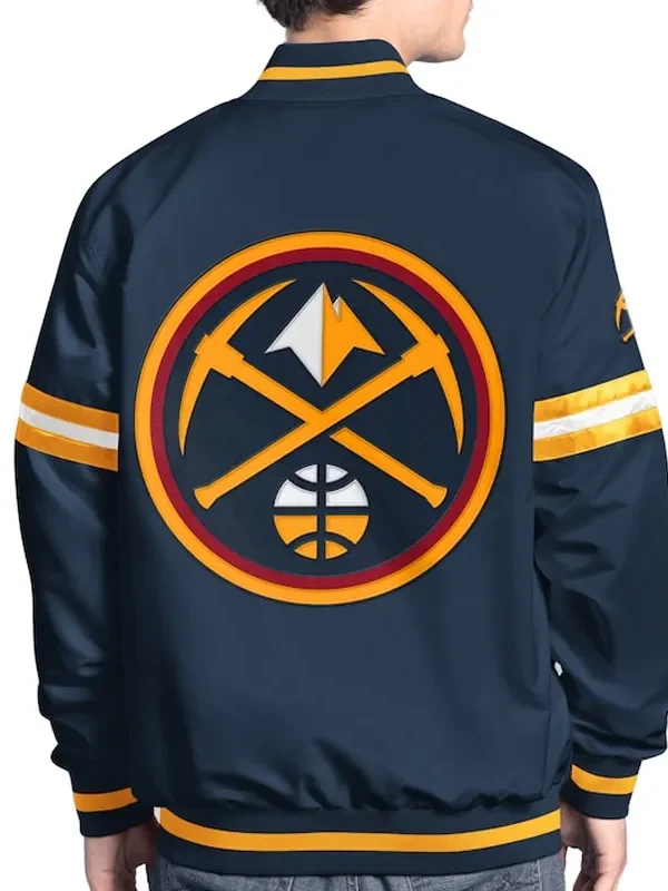 Denver Nuggets Scout Varsity Satin Jacket