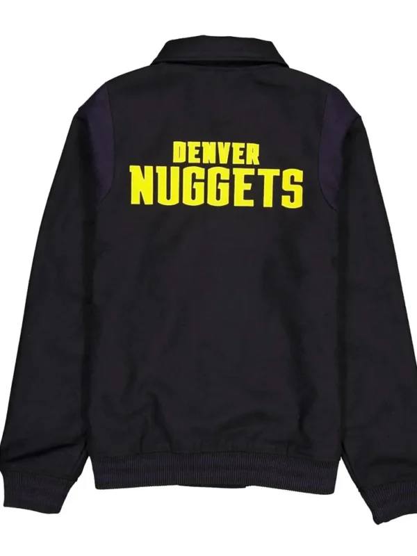 Denver Nuggets Sport Night Teddy Varsity Jacket