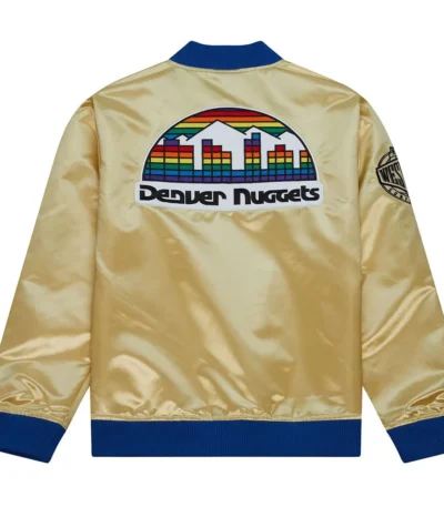 Denver Nuggets Team OG 2.0 Gold Satin Jacket