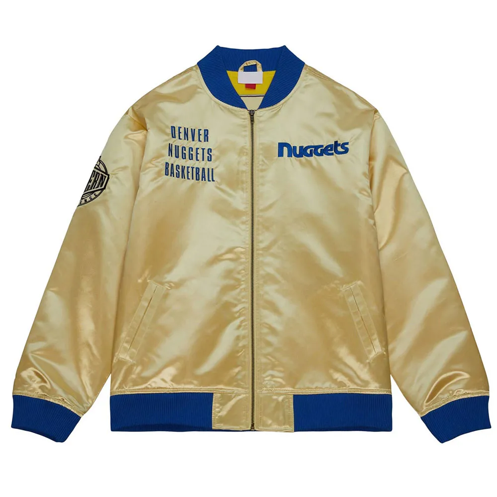 Denver Nuggets Team OG 2.0 Gold Satin Jacket Denver Nuggets Team OG 2.0 Gold Satin Jacket
