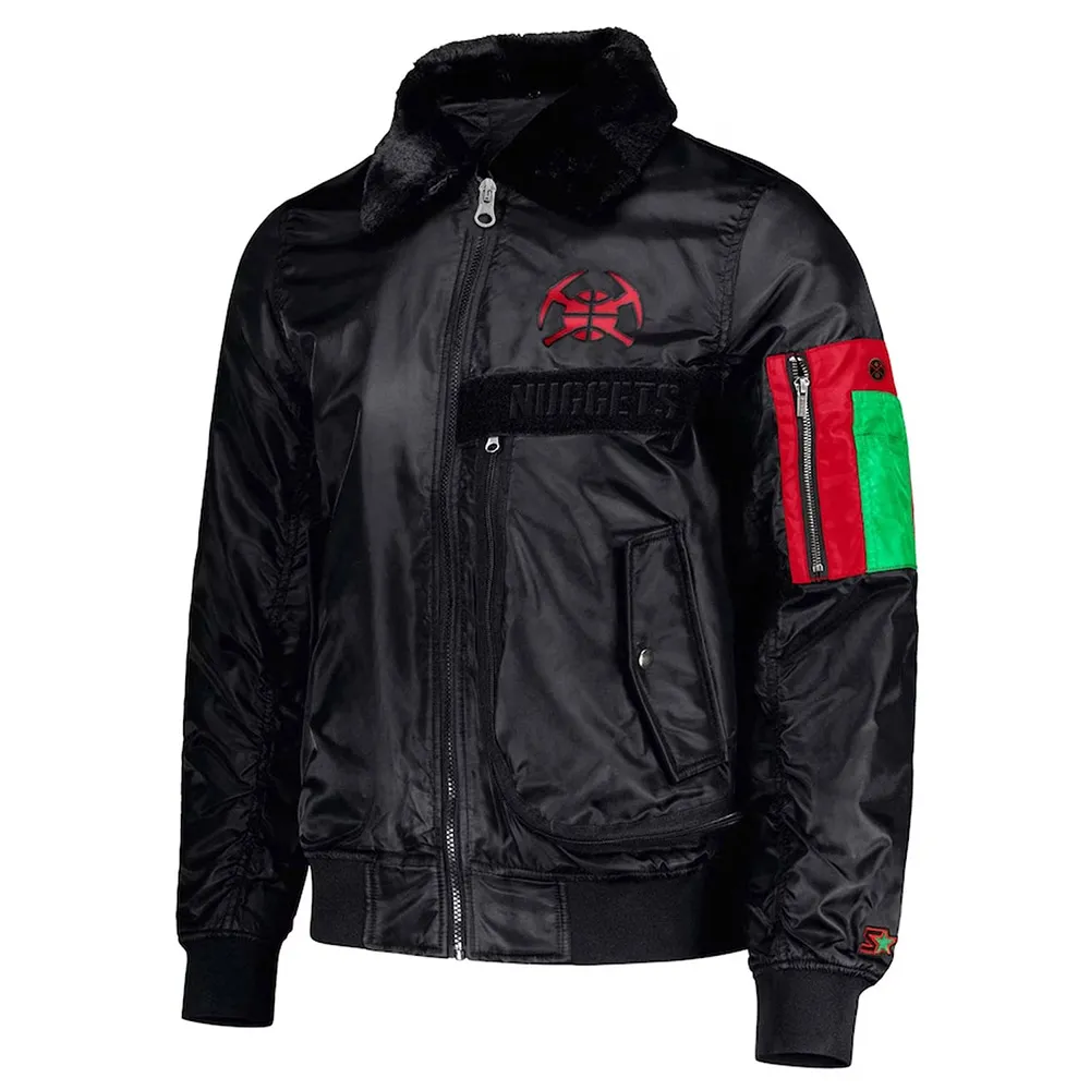 Denver Nuggets Ty Mopkins Black Jacket Denver Nuggets Ty Mopkins Black Jacket