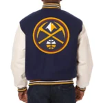 Denver Nuggets Varsity Navy/White Jacket