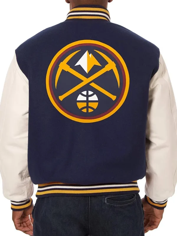 Denver Nuggets Varsity Navy/White Jacket