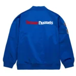 Denver Nuggets Vintage Logo Royal Lightweight Satin Jacket