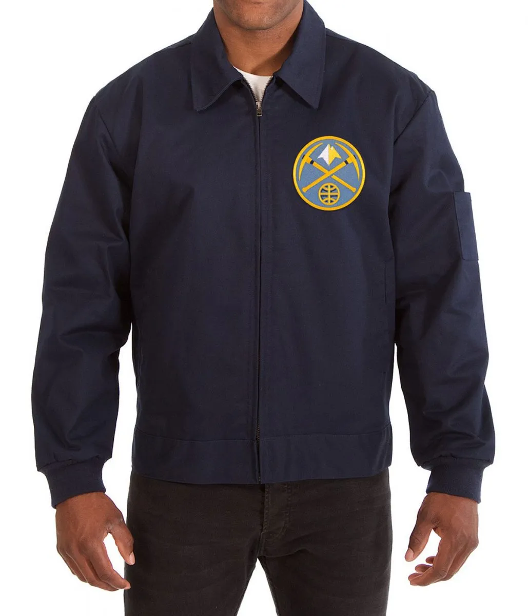 Denver Nuggets Workwear Blue Jacket Denver Nuggets Workwear Blue Jacket