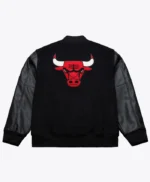 Derrick Rose Chicago Bulls Black Retirement Letterman Jacket