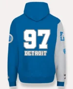 Detroit Lions Blue and White Hoodie