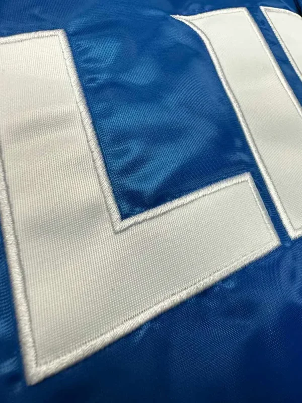 Detroit Lions Bubble Puffer Satin Jacket