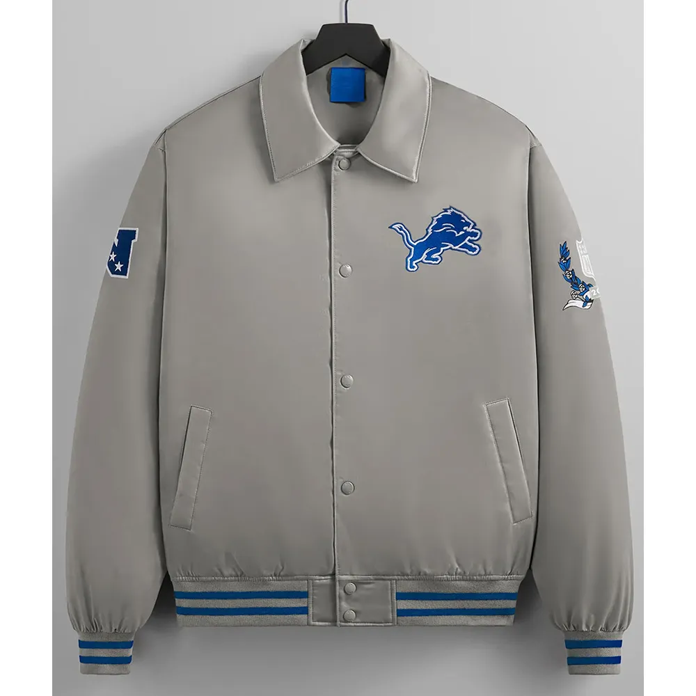 Detroit Lions Chain Bomber Jacket Detroit Lions Chain Bomber Jacket