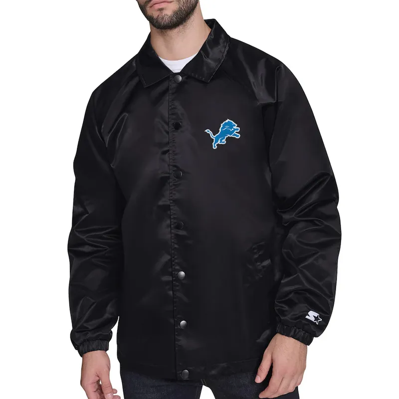Detroit Lions Coaches Windbreaker Jacket Detroit Lions Coaches Windbreaker Jacket