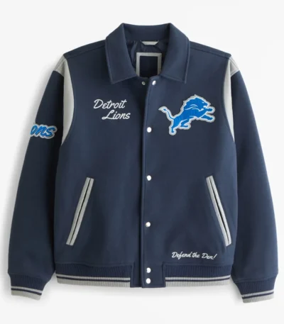 Detroit Lions Defend The Den Varsity Jacket
